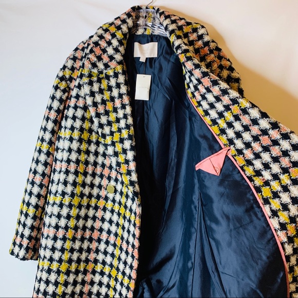 NWT J. Crew Collection Lurex Tweed coat 6 Small - Picture 7 of 8